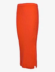Filippa K - Rib Knit Skirt - strikkede skjørt - red orange - 2