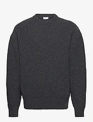 Filippa K - Structure Sweater - knitted round necks - anthracite - 0