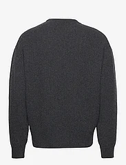 Filippa K - Structure Sweater - knitted round necks - anthracite - 1