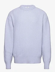 Filippa K - Structure Sweater - knitted round necks - ice blue - 0