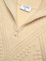 Filippa K - Argyle Zip Sweater - neulepuserot - winter whi - 2