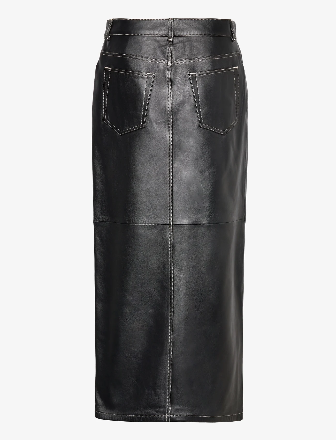 Filippa K - Leather Skirt - spódnice skórzane - black - 1