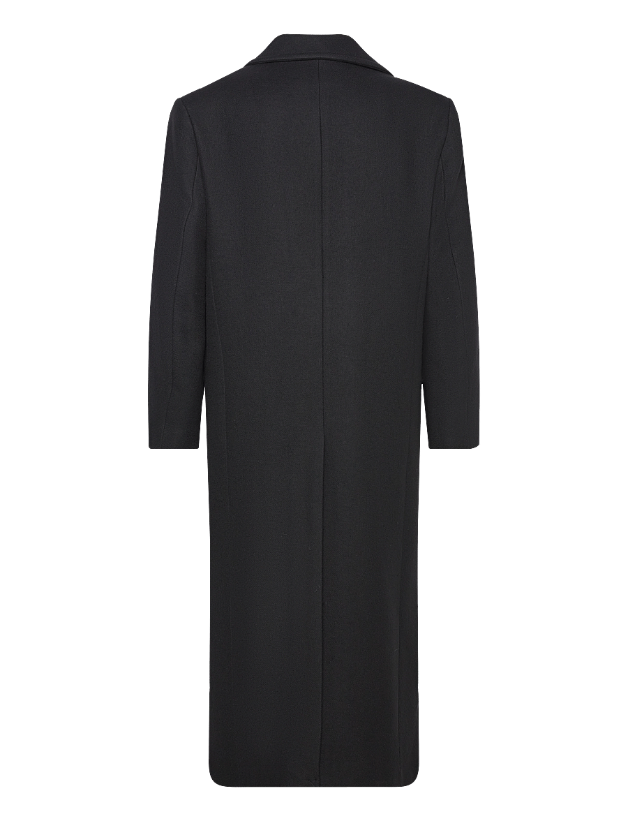 Filippa K - Damian Wool Coat - wollmäntel - black - 1