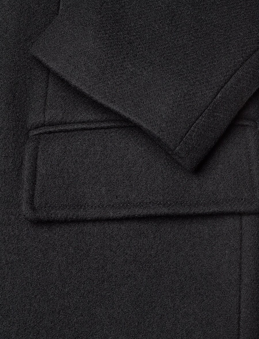 Filippa K - Damian Wool Coat - wollmäntel - black - 3