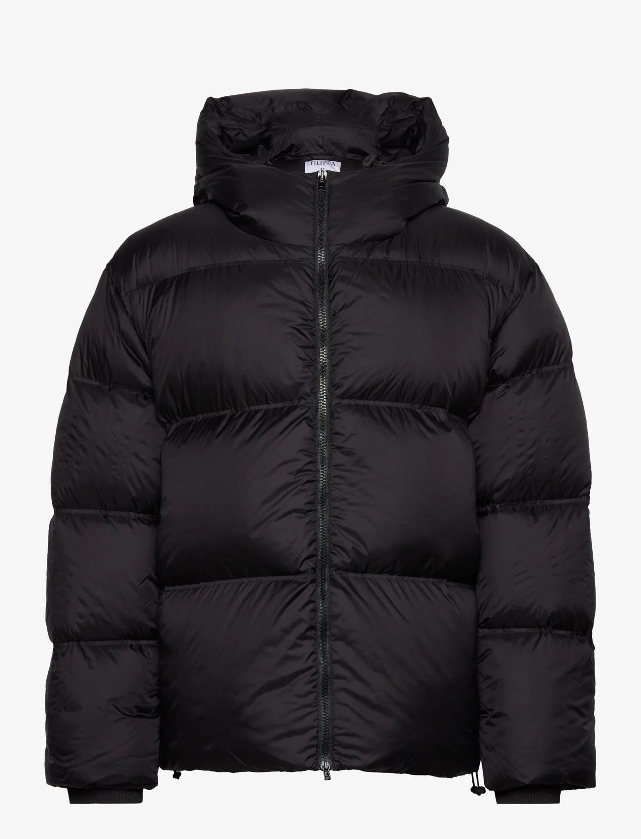 Filippa K - Hooded Puffer Jacket - Žieminės striukės - black - 0