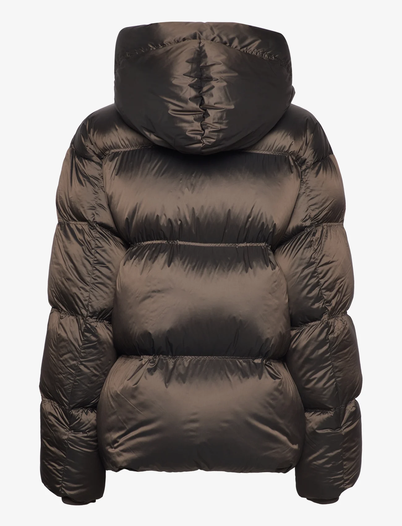 Filippa K - Hooded Puffer Jacket - kurtki zimowe - dark choc - 1