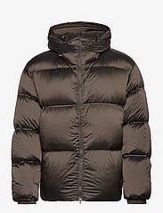 Filippa K - Hooded Puffer Jacket - down- & padded jackets - dark choco - 0