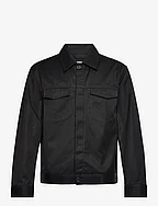 Cotton Workwear Jacket - BLACK