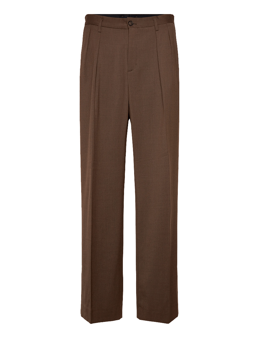 Filippa K - Milo Trousers - casual trousers - walnut brown - 0