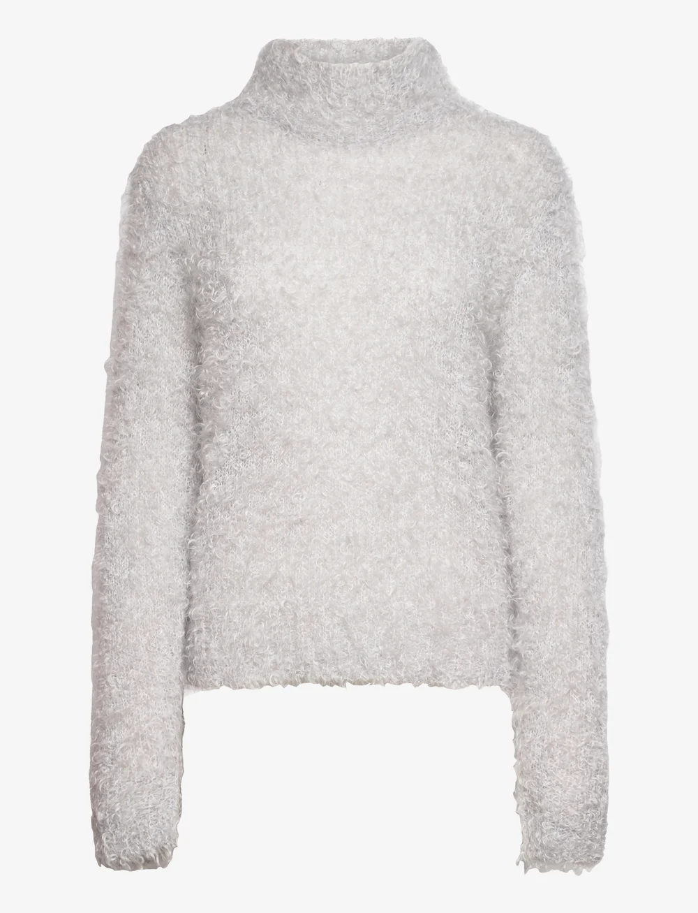 Grey 2025 fluffy sweater
