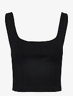 Knitted Corset - BLACK