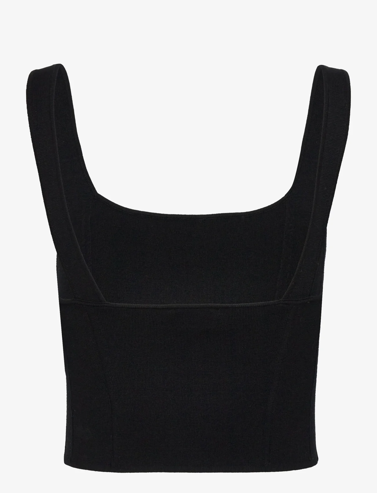 Filippa K - Knitted Corset - nabapluusid - black - 1