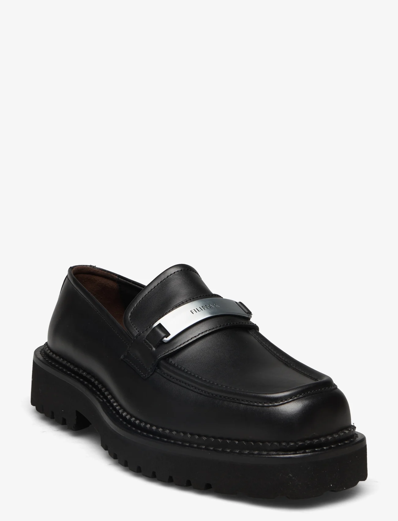 Filippa K - Square Toe Loafers - pavasariniai batai - black - 0