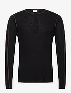Light Rib Sweater - BLACK/BROW
