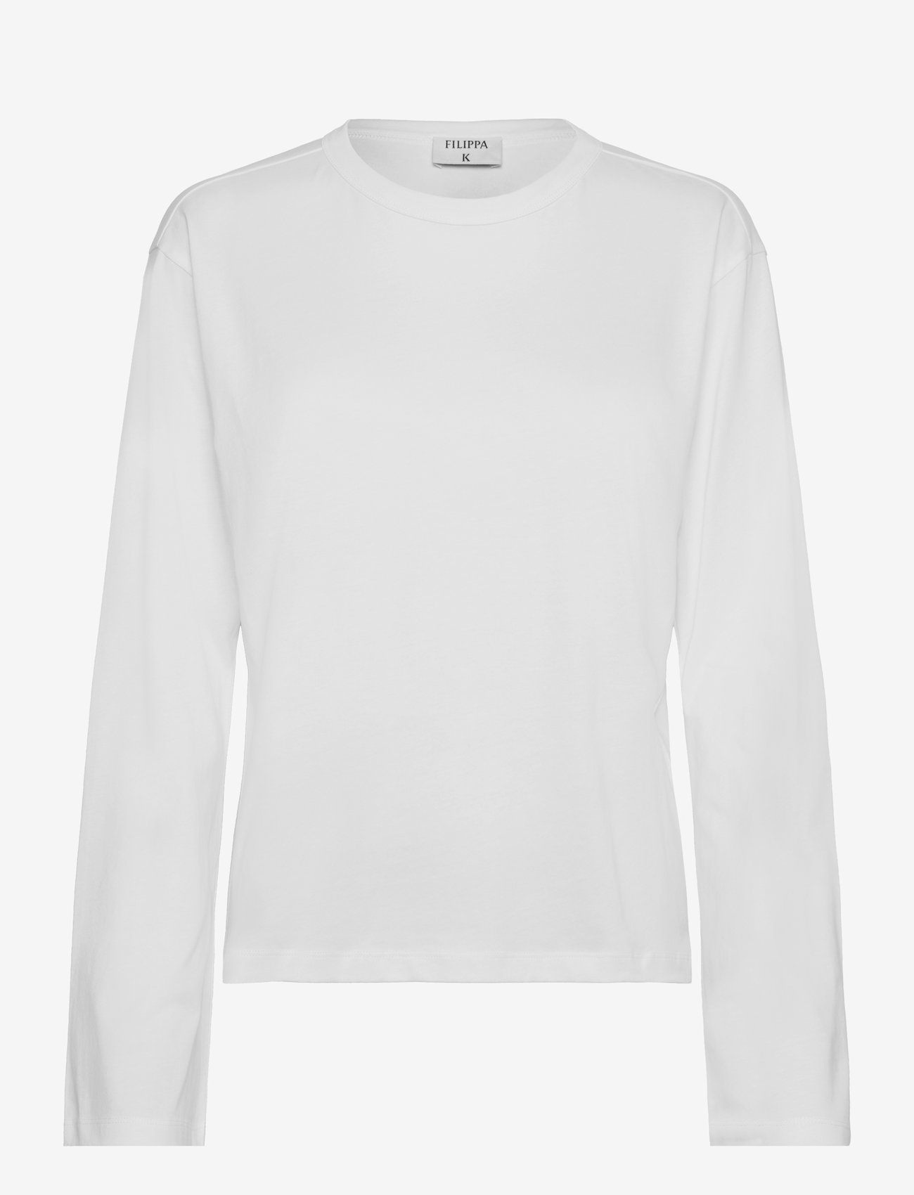 Filippa K - Cotton Longsleeve Top - white - 0