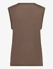 Filippa K - V-Neck Tank Top - linnen - nougat - 1