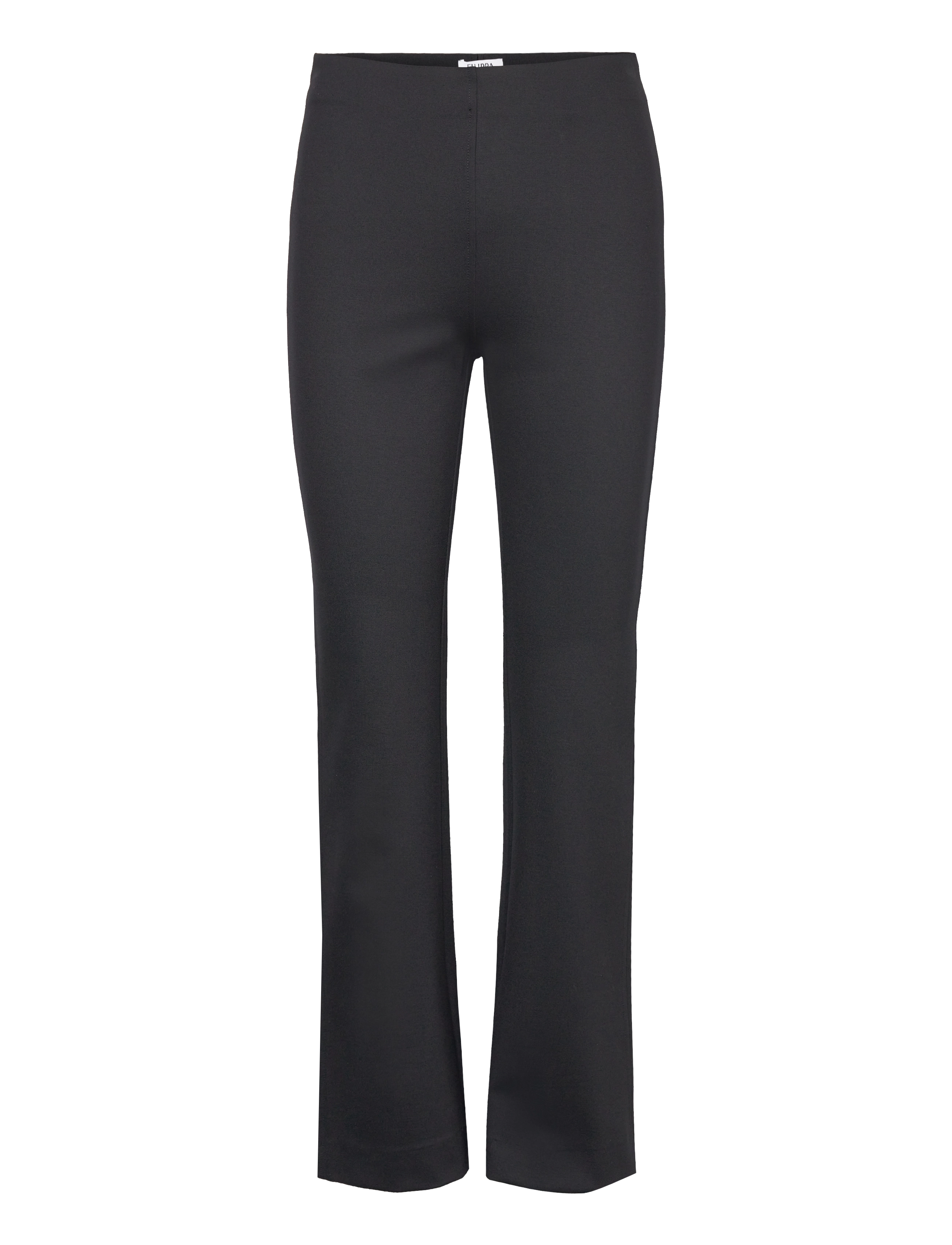 Filippa K Flared Jersey Trousers - Scandinavian fashion - BLACK / black
