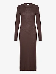 Filippa K - Rib Knit Dress - etuikleider - dark choco - 0