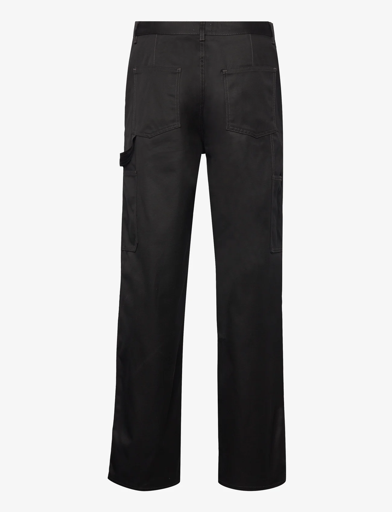 Filippa K - Cotton Carpenter Trousers - casual trousers - black - 1