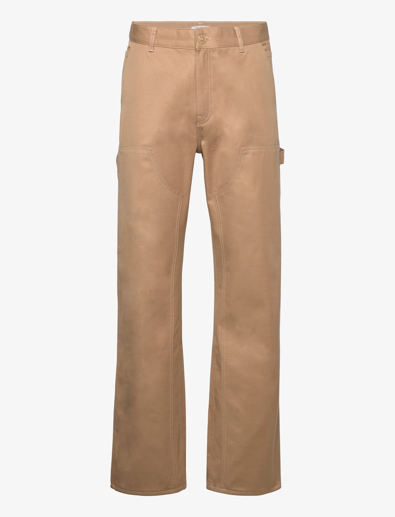 Filippa K - Cotton Carpenter Trousers - kasdienio stiliaus kelnės - dark khaki - 0