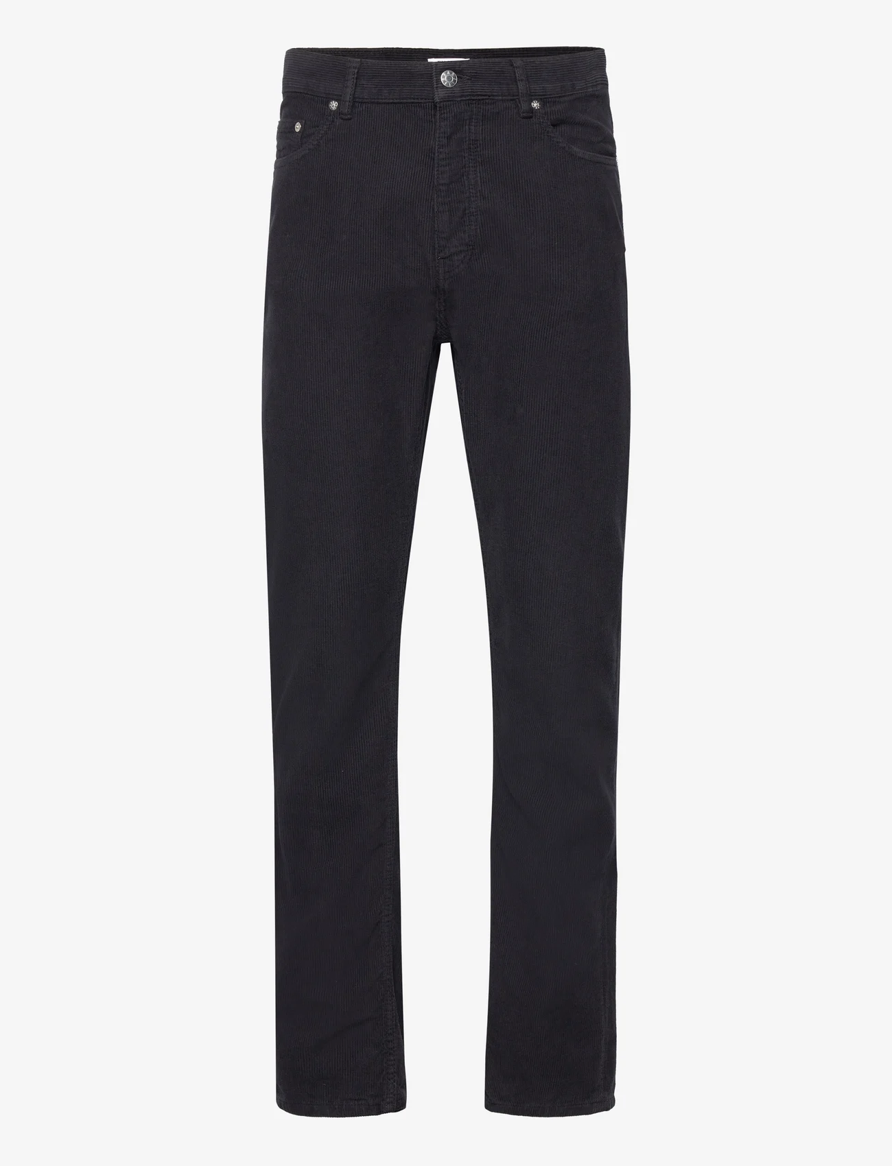 Filippa K - Corduroy Jeans - regular piegriezuma džinsa bikses - black - 0