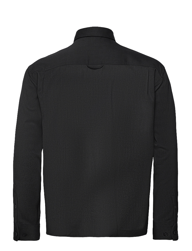 Filippa K - Boxy Wool Twill Shirt - casual skjortor - anthracite - 1
