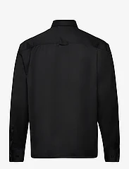 Filippa K - Wool Twill Shirt - podstawowe koszulki - black - 1