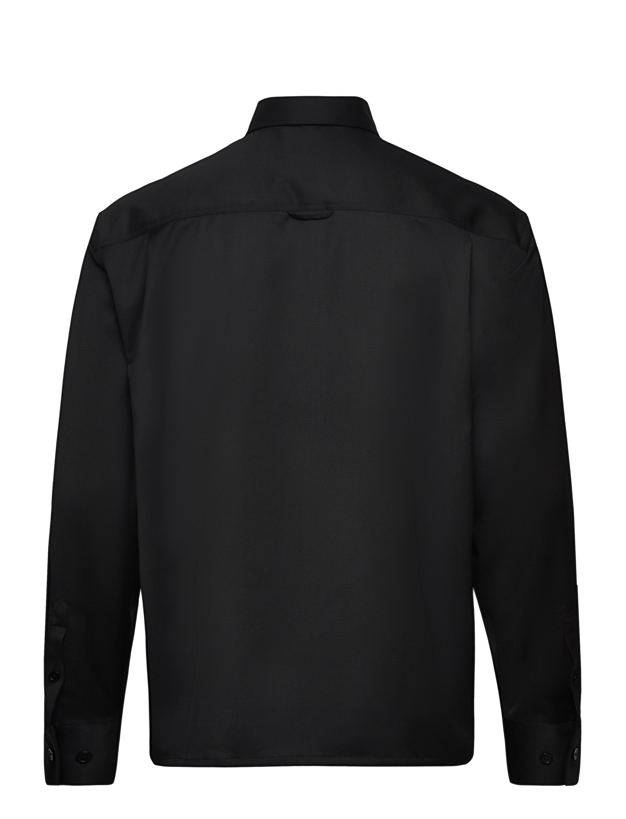 Filippa K - Boxy Wool Twill Shirt - black - 1