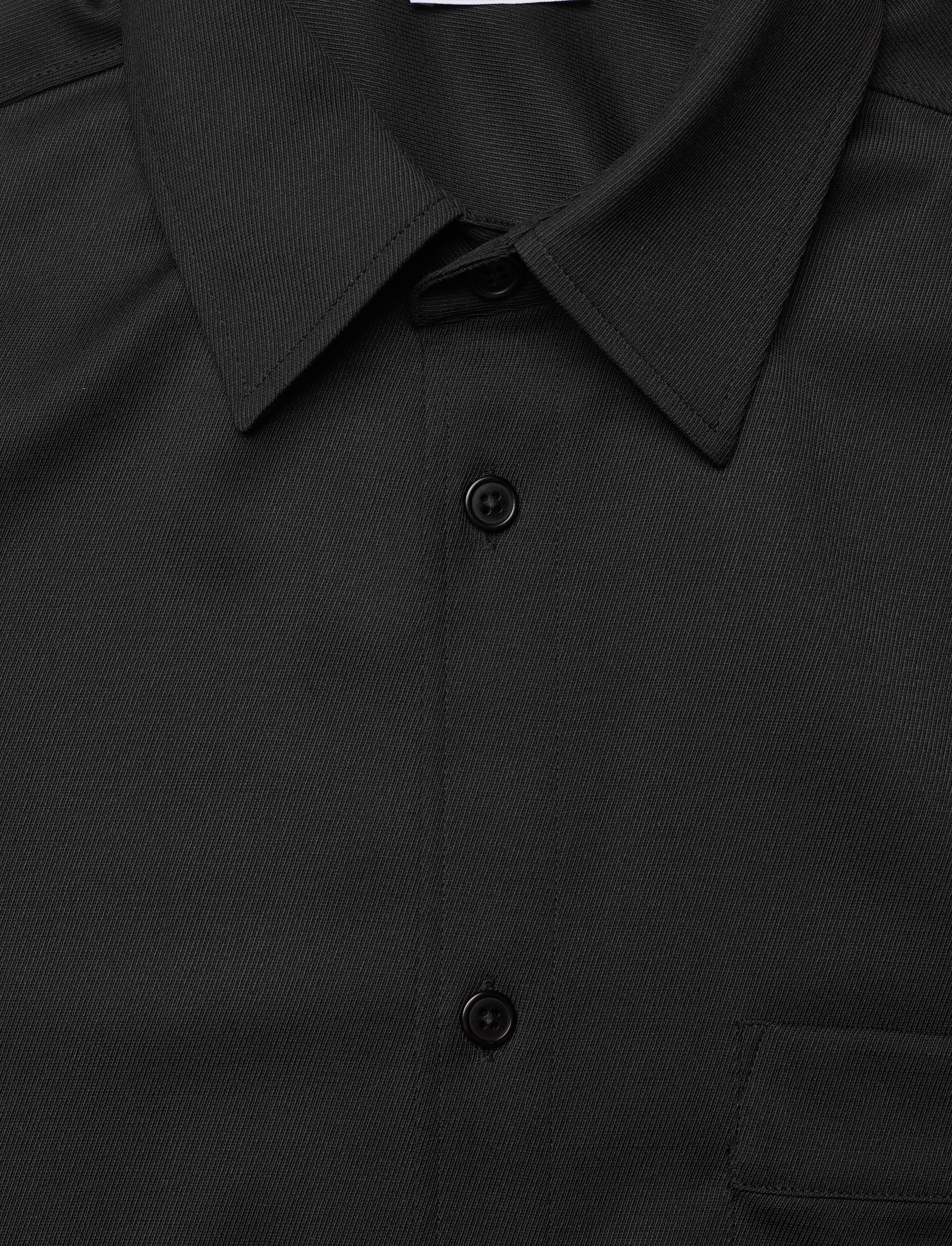 Filippa K - Boxy Wool Twill Shirt - black - 2