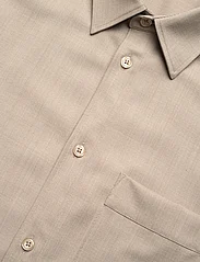 Filippa K - Wool Twill Shirt - podstawowe koszulki - sage melan - 3