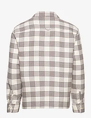 Filippa K - Waffle Check Resort Shirt - languoti marškiniai - dark choco - 1