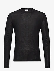 Filippa K - Lounge Longsleeve Tee - marškinėliai ilgomis rankovėmis - black - 0