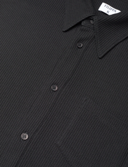 Filippa K - Waffle Jersey Shirt - basic shirts - black - 3