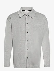 Filippa K - Heavy Rib Cardigan - megzti drabužiai - pearl grey - 0