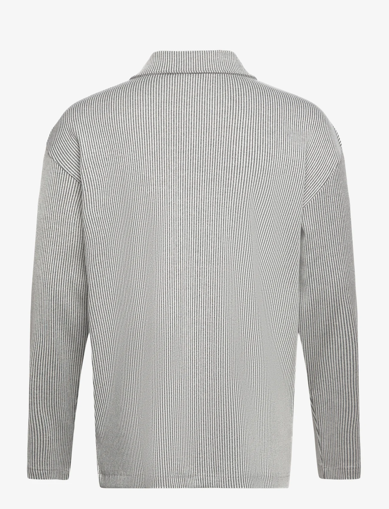 Filippa K - Heavy Rib Cardigan - megzti drabužiai - pearl grey - 1