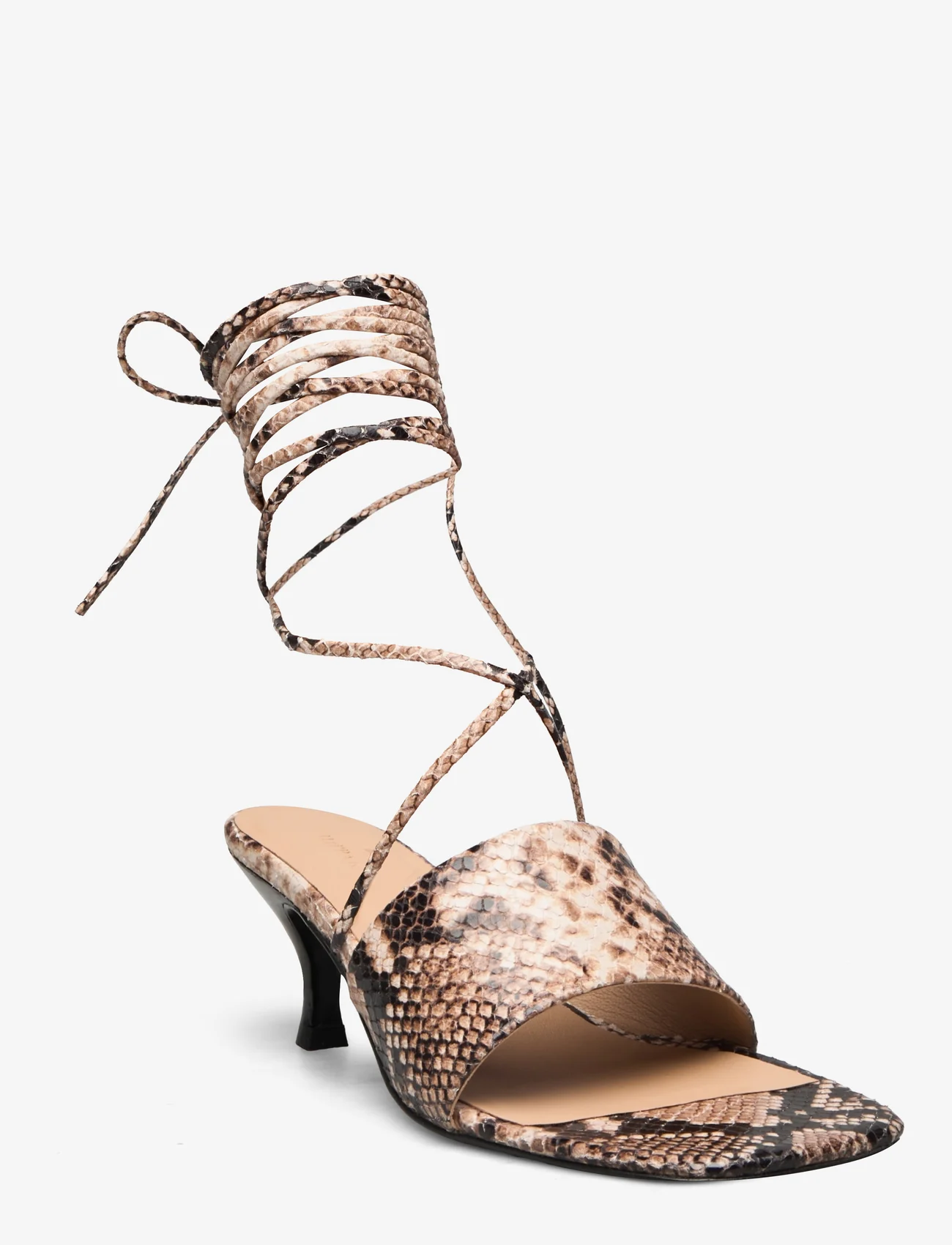 Filippa K - Lace Up Sandals - sandaler med hæl - printed be - 0
