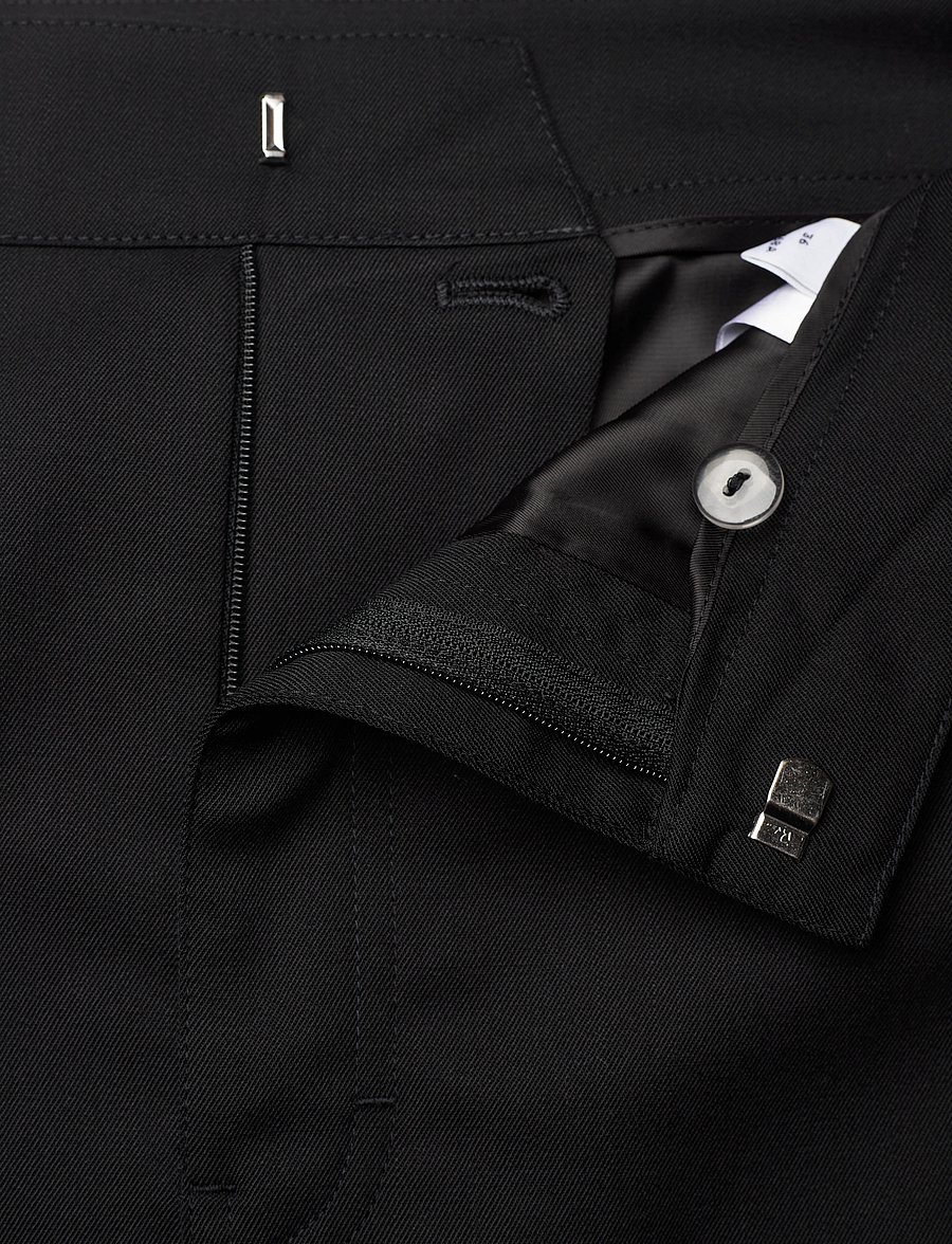 Filippa K - Short Tailored Skirt - korte nederdele - black - 2