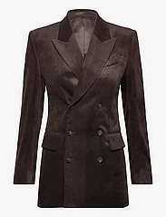 Filippa K - Fitted Blazer - odzież imprezowa w cenach outletowych - dark choco - 0