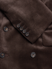 Filippa K - Fitted Blazer - odzież imprezowa w cenach outletowych - dark choco - 3