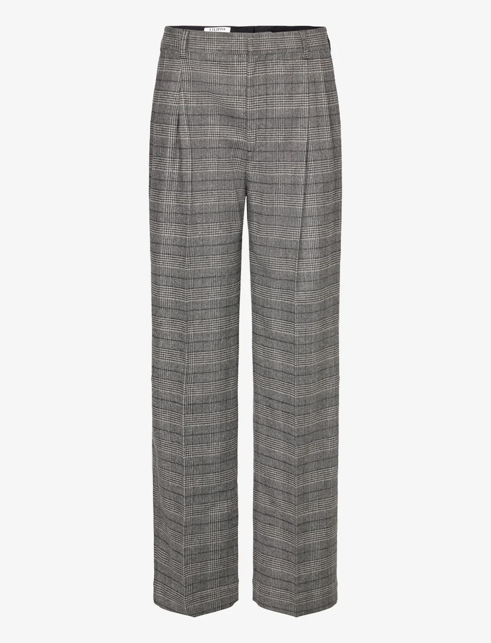 パンツ Filippa K K Wide Trousers In Grey Wool Blend Filippa K Pleated Trousers (FK29976) - Straight leg trousers