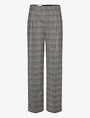 Filippa K - Pleated Trousers - broeken met rechte pijp - grey check - 0