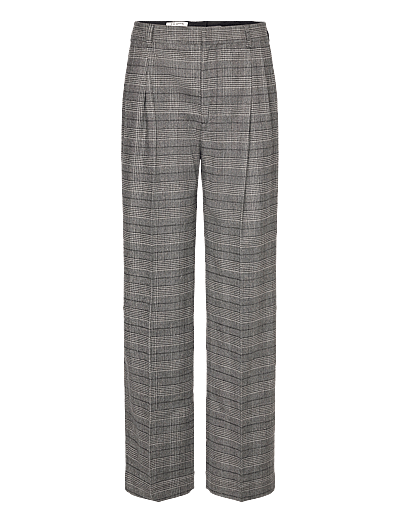 Filippa K Pleated Trousers - Filippa K - GREY CHECK / grey