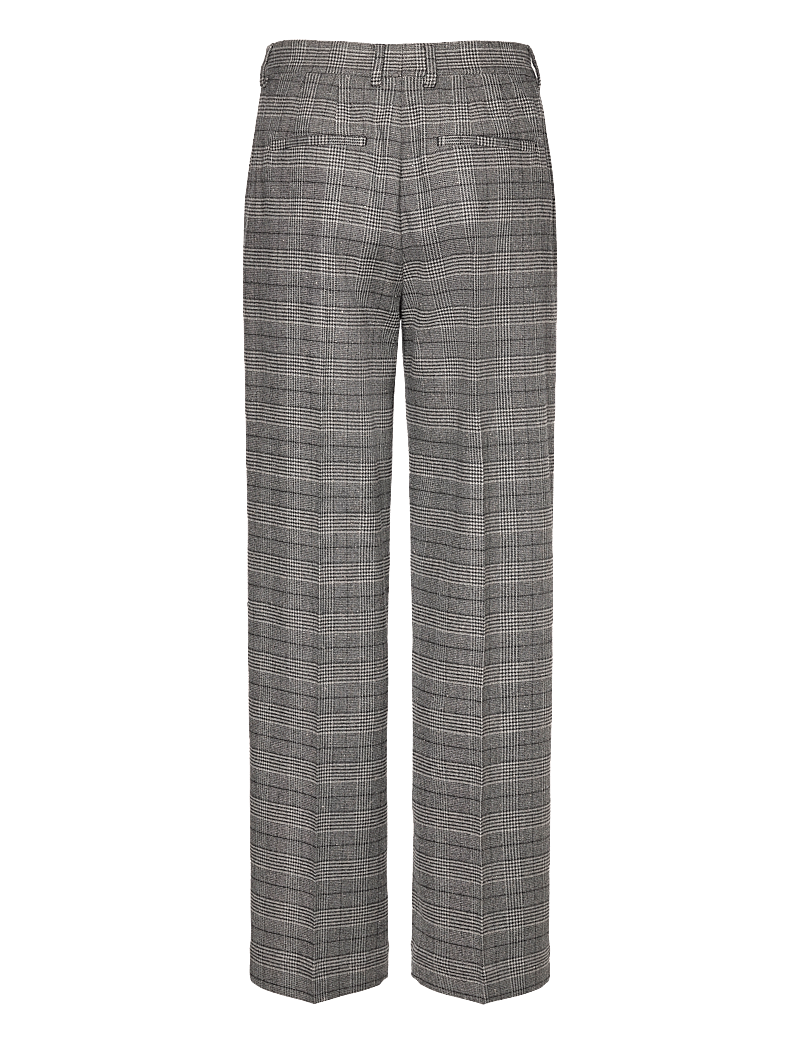 Filippa K - Pleated Trousers - raka byxor - grey check - 1