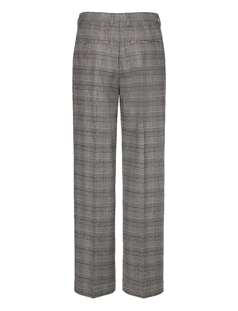 Filippa K - Pleated Trousers - hose mit geradem bein - grey check - 1
