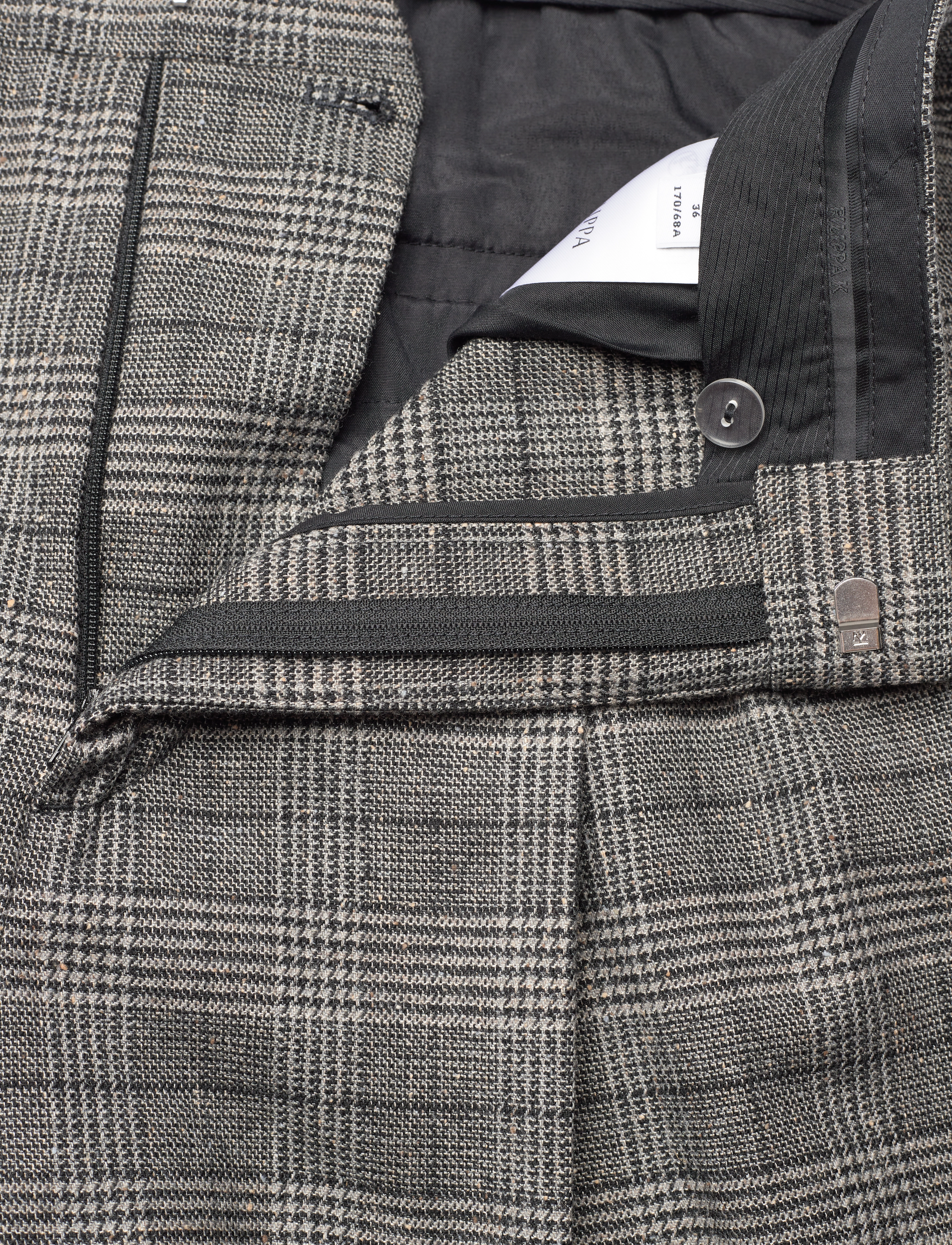 Filippa K - Pleated Trousers - raka byxor - grey check - 3