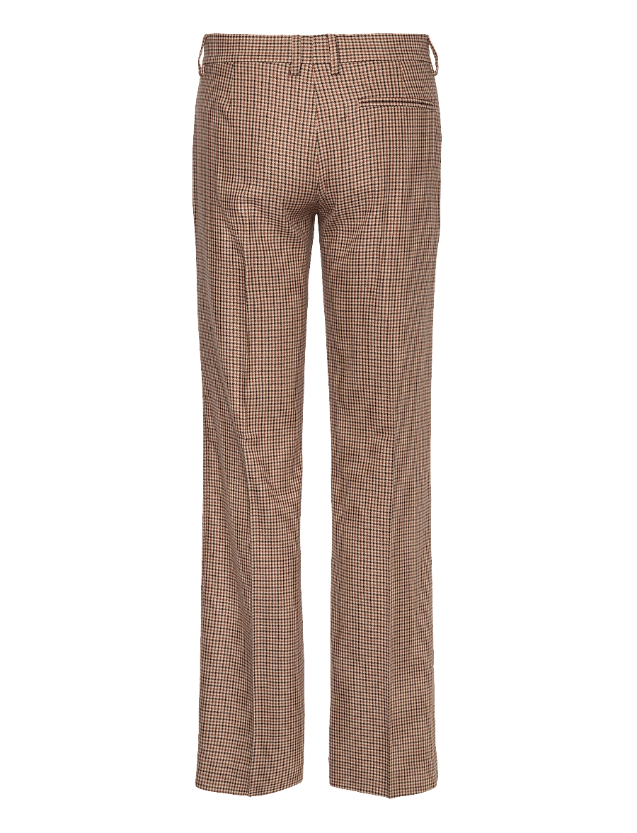 Filippa K - Bootcut Check Trousers - anzugshosen - sand beige - 1