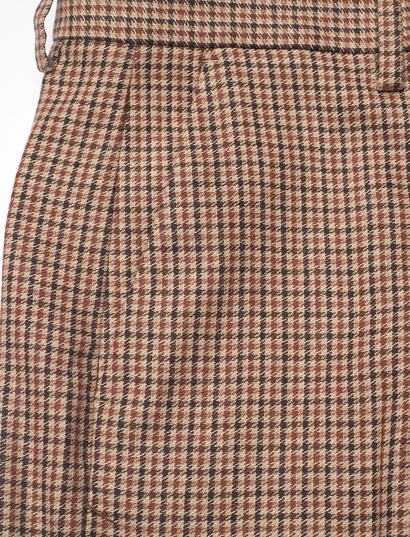 Filippa K - Bootcut Check Trousers - tailored trousers - sand beige - 2