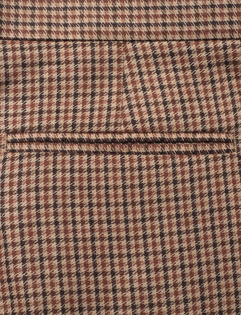 Filippa K - Bootcut Check Trousers - tailored trousers - sand beige - 4