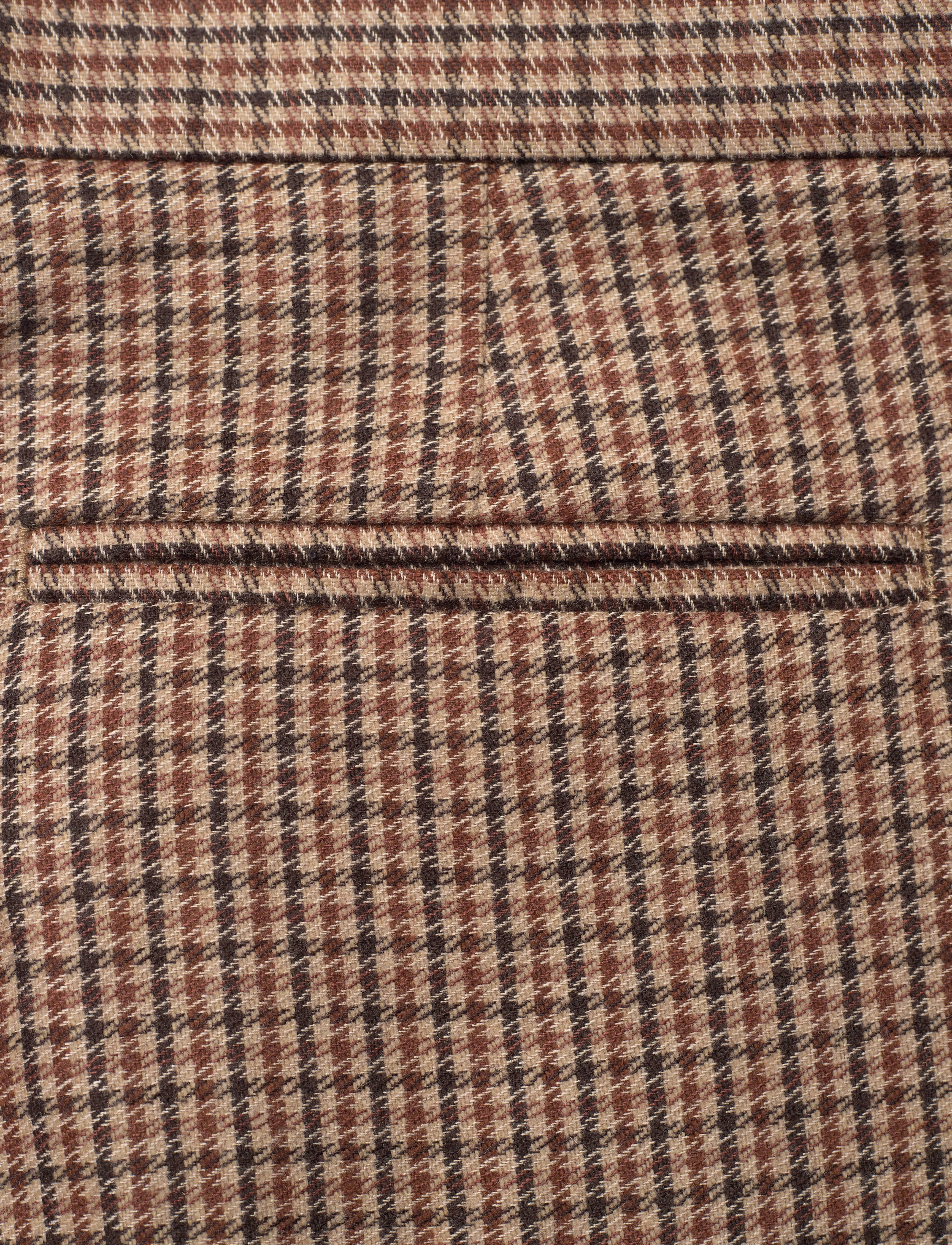 Filippa K - Bootcut Check Trousers - sand beige - 4