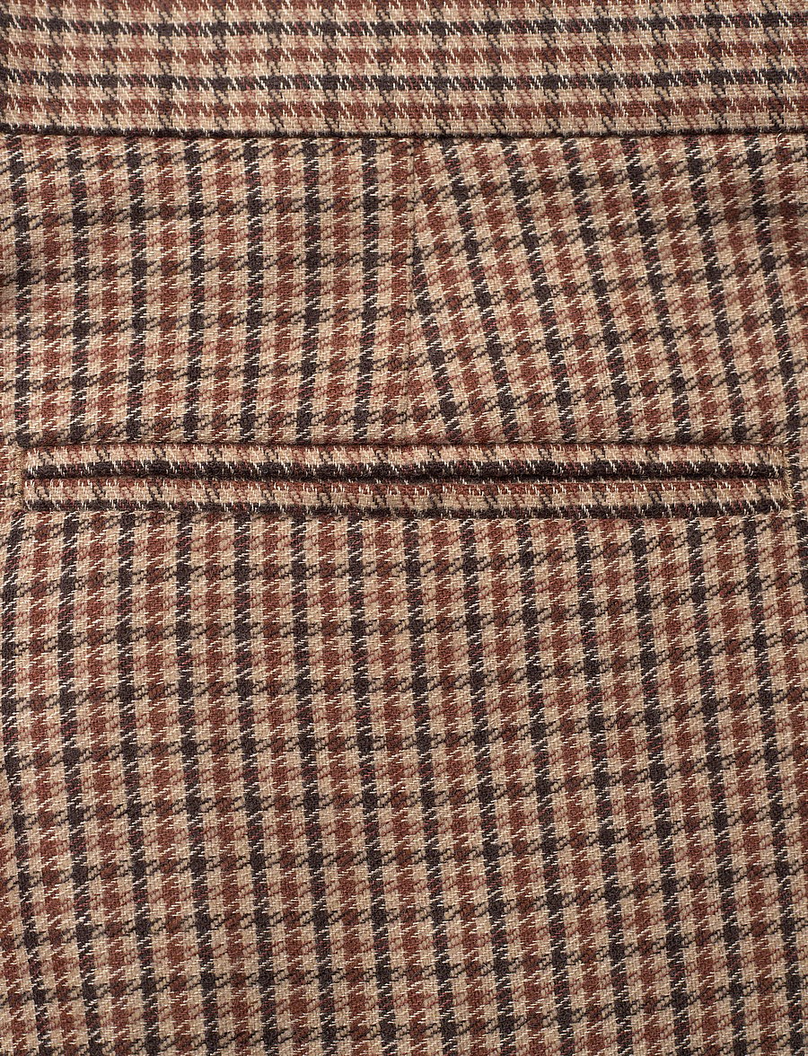 Filippa K - Bootcut Check Trousers - anzugshosen - sand beige - 4